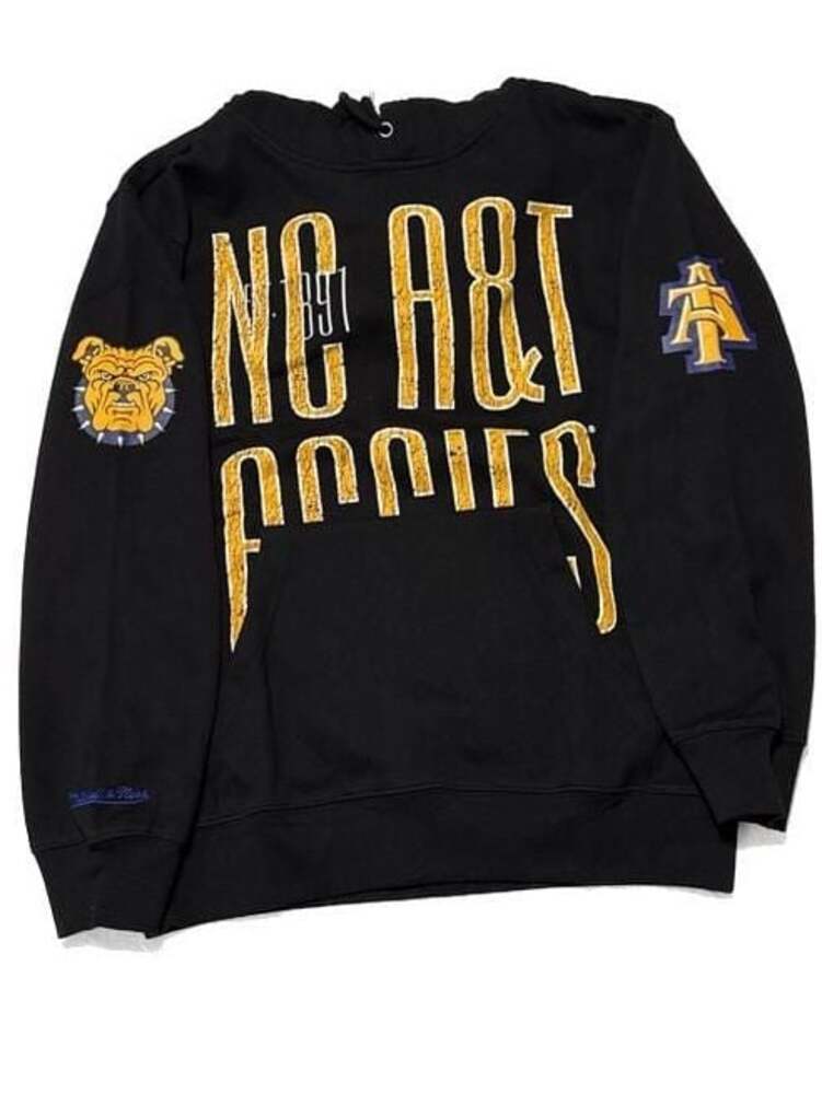 Mitchell & Ness NCAA HBCU North Carolina A&T hoodie size M